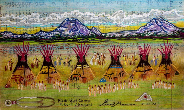 Blackfeet Camp – Pikuni Akekani
