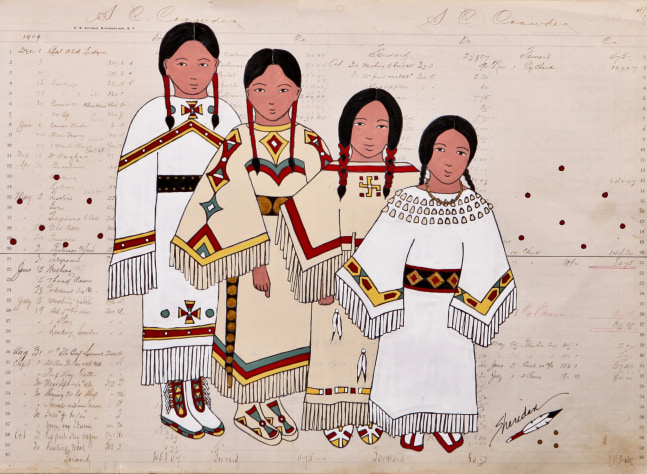 Sunday&amp;rsquo;s Best&amp;nbsp;

Ink and gouache on antique ledger paper

&amp;copy; 2019 Sheridan MacKnight

&amp;nbsp;

&amp;nbsp;