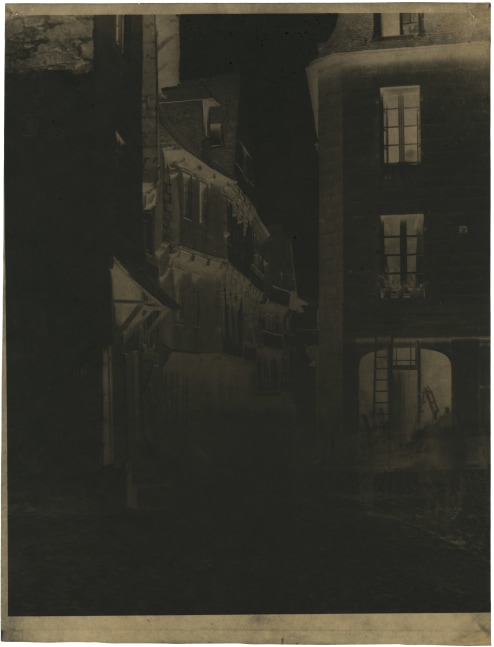 Louis-Rémy ROBERT (French, 1810-1882) Lamballe, North Brittany, 1852-1854 Paper negative 32.5 x 26.2 cm