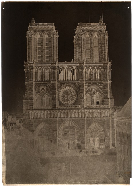 Charles NÈGRE (French, 1820-1880) Notre-Dame, Paris, circa 1853 Waxed paper negative 33.8 x 23.9 cm Partial watermark &quot;J WHATMAN&quot;