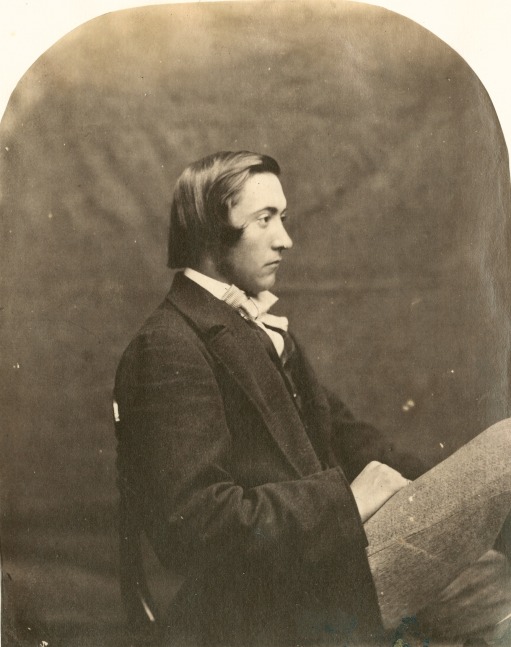 Lewis CARROLL (Charles Lutwidge Dodgson) (English, 1832-1898) &quot;Reginald Southey&quot;, 1859 Albumen print from a collodion negative 14.4 x 11.6 cm, arched top, mounted on album page