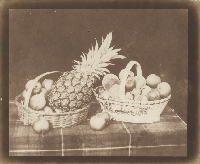 William Henry Fox Talbot (English, 1800-1877) A Fruit Piece, 1845 Salt print, 1846, from a calotype negative 16.5 x 19.8 cm