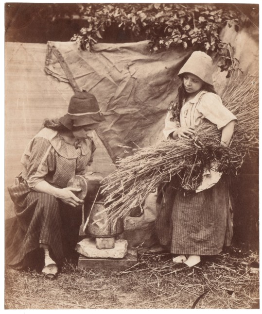Sydney Richard PERCY (English, 1821-1886) Harvesting, circa 1855 Albumen print from a collodion negative 16.4 x 13.6 cm