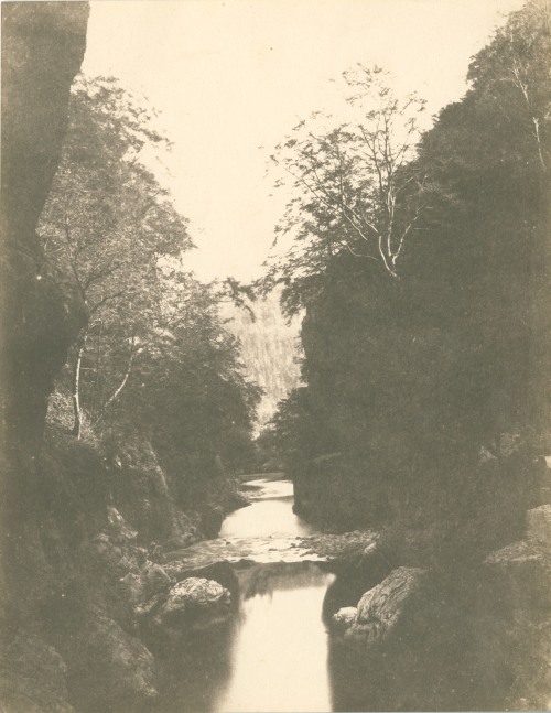 André GIROUX (French, 1801-1879) Waterfall, circa 1855 Salt print from a paper negative 27.6 x 21.3 cm Inscribed &quot;F&quot; in pencil on verso