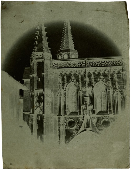 Charles NÈGRE (French, 1820-1880) Saint Pierre Basilica, Avignon , 1852 Waxed paper negative 22.1 x 16.8 cm Watermark &quot;J Whatman&quot;