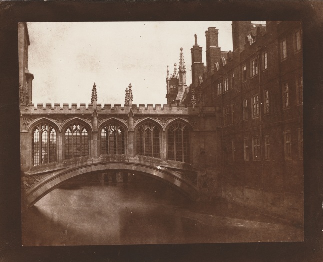 William Henry Fox TALBOT (English, 1800-1877) Bridge of Sighs, St. John's College, Cambridge*, circa 1845 Salt print from a calotype negative 16.4 x 20.8 cm
