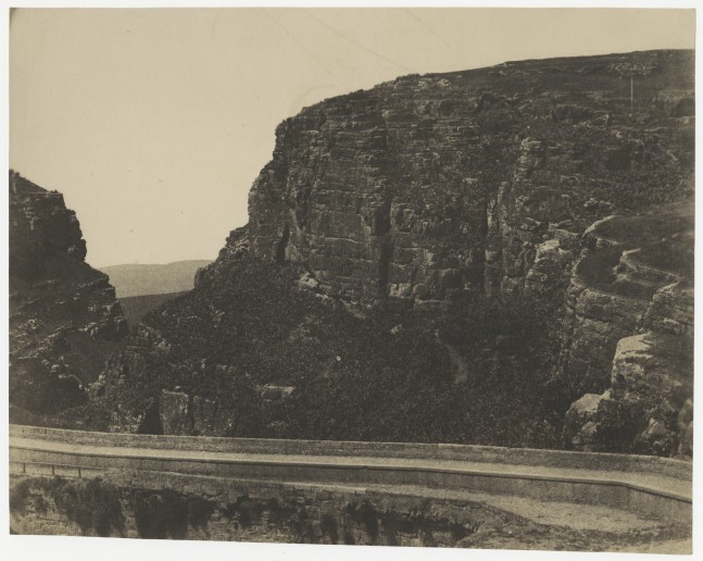 John Beasley GREENE (American, born in France, 1832-1856) El-Kantara Bridge, Constantine, Algeria*, 1855-1856 Lightly coated salt print from a paper negative 23.5 x 29.4 cm