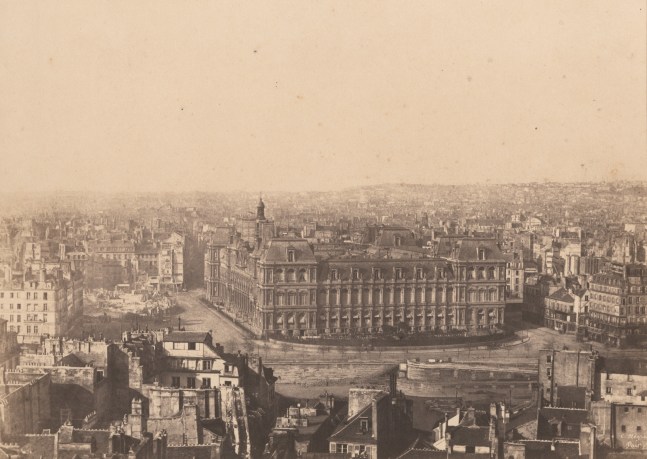 Charles NÈGRE (French, 1820-1880) Hotel de Ville, Paris, 1850s Salt print from a paper negative 23.0 x 32.0 cm