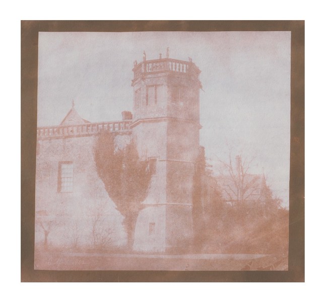 William Henry Fox TALBOT (English, 1800-1877)
Sharington&amp;rsquo;s Tower, Lacock Abbey,&amp;nbsp;6 April 1842
Salt print from a calotype negative, 16.8 x 17.8 cm