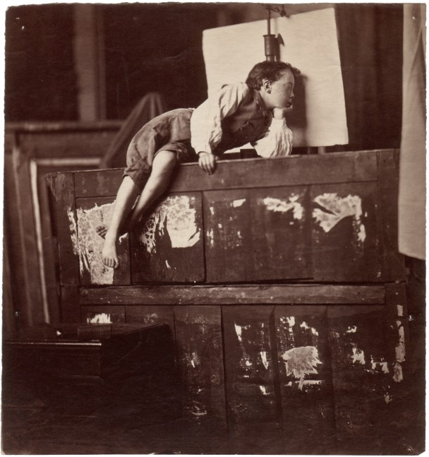 Edmond LEBEL (French, 1834-1908) Edmond Albert Lebel, son of the artist, 1872 Albumen print from a collodion negative 19.6 x 18.6 cm
