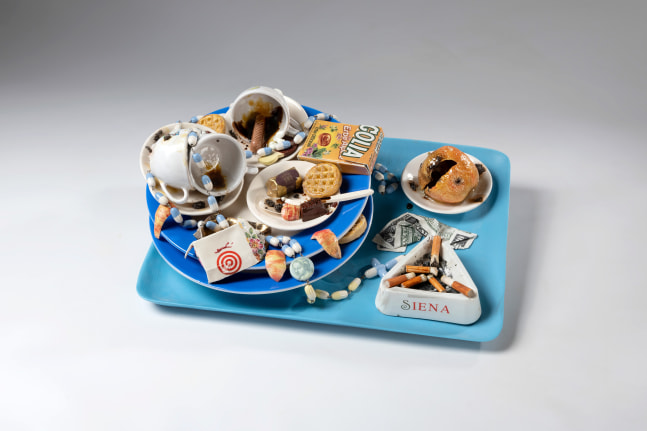 Bertozzi &amp;amp; Casoni
Minimi avanzi, 2023
polychrome ceramic
7 1/8 x 15 3/8 x 11 inches (18,1 x 39,1 x 27,9 cm)