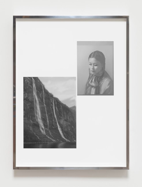 Andrew Sendor
Saturday praying with The Seven Sisters in Geirangerfjorden, Friday, March 13th., 2016
oil on matte white Plexiglas in polished aluminum frame
26 3/4 x 20 1/4 x 1 1/2 inches (68 x 51,5 x 4 cm)
SW 16186
Private Collection