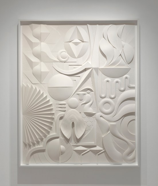 Jim&amp;nbsp;Gaylord
Brilliant Figments, 2024
cutout watercolor paper
52 x 42 x 1 inches (132,1 x 106,7 x 2,5 cm)
54 3/4 x 44 3/4 x 2 3/4 inches (139,1 x 113,7 x 7 cm) frame
SW 24319