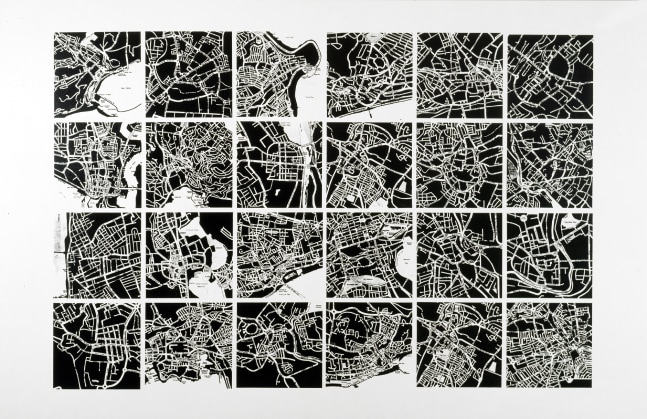 Guillermo&amp;nbsp;Kuitca
Untitled, 1990
acrylic on canvas
76 x 117 3/8 inches (193 x 298,2 cm)
SW 92591