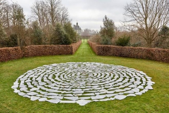 Richard Long
Wilderness Dreaming, 2017
A spiral of rough-hewn slate