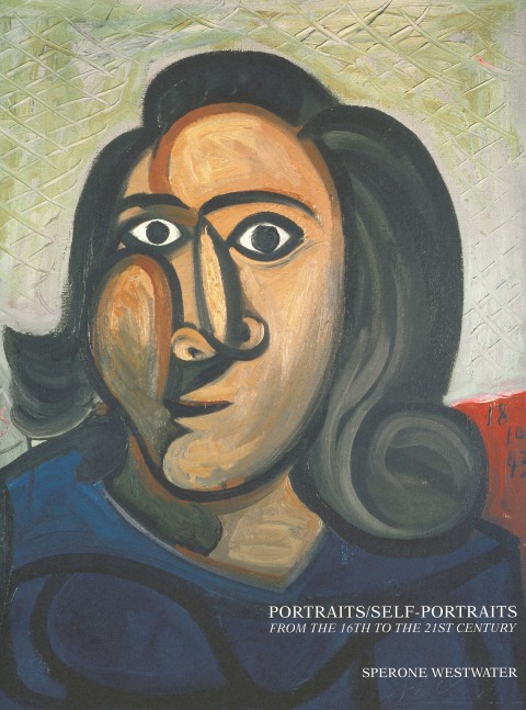 book cover illustrated with a Picasso portrait of a woman in a blue shirt with a slightly abstracted face