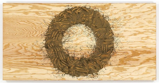 Richard Long
Untitled, 2004
River Avon mud on Douglas Fir plywood
48 x 96 inches (121,9 x 243,8 cm)
SW 04371