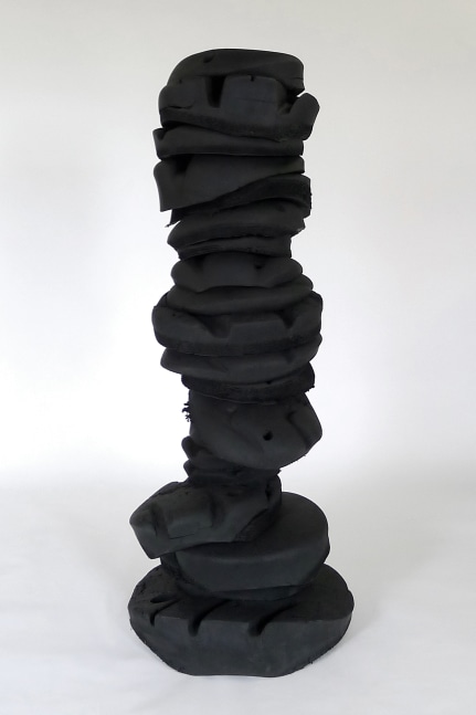 Helmut Lang
Untitled, 2010
rubber, chalk and steel
61 5/8 x 24 x 21 1/2 inches (156,5 x 61 x 54,5 cm)&amp;nbsp;
Private Collection