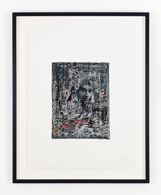 Peter Sacks

Resistance Series (Virginia Woolf 1), 2022

mixed media on paper

30 x 22 1/2 inches (76,2 x 57,2 cm)
36 1/4 x 29 x 2 inches (92,1 x 73,7 x 5,1 cm) frame

Framed: 36 1/4h x 29w x 2d in
92.08h x 73.66w x 5.08d cm

SW 22268