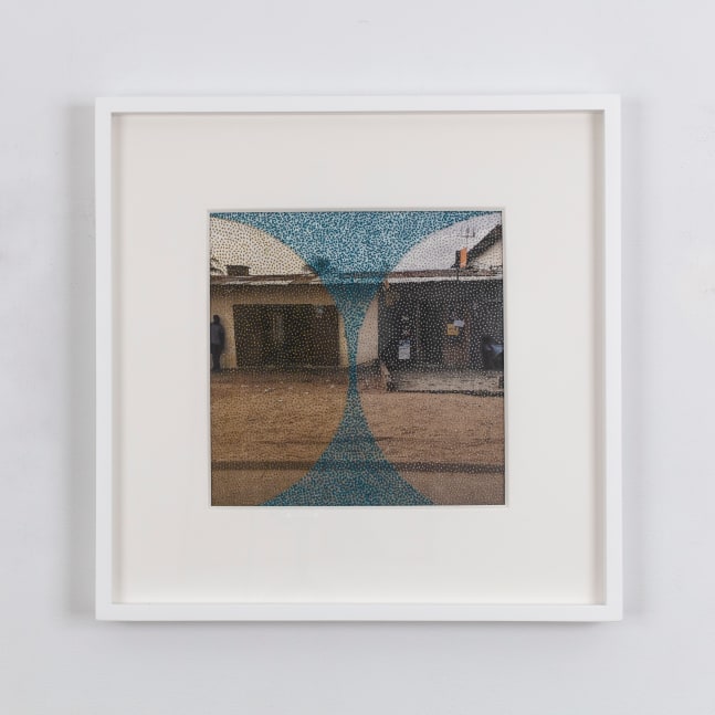 Joana Choumali
Untitled (&amp;Ccedil;a Va Aller), 2019
mixed media
9 1/2 x 9 1/2 inches (24 x 24 cm)
16 1/4 x 16 1/4 inches (41,3 x 41,3 cm) frame
​​​​​​​SW 21129