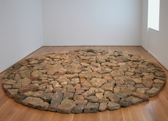 Richard&amp;nbsp;Long
Houston Circle, 1996
Texas sandstone
156 inches diameter (396,2 cm)
SW 05462