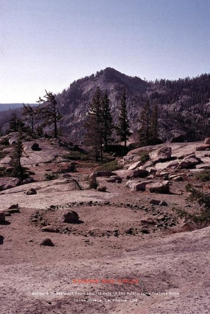 Richard Long
Donner Pass Circle, 2005
chromogenic print, unique
54 x 42 inches (137,2 x 106,7 cm)
SW 05672
Private Collection
