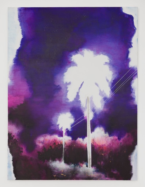 Gamaliel&amp;nbsp;Rodr&amp;iacute;guez
Las lamparas de Buyé, 2023
acrylic, ink and gold leaf on canvas
48 x 36 inches (121,9 x 91,4 cm)
SW 24304