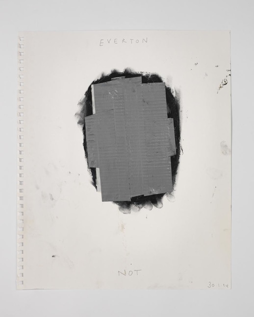 Not Vital
Everton, 2014
oilstick and tape on paper
17 x 14 inches (43,2 x 35,6 cm)
23 3/8 x 29 1/8 inches (59,5 x 74 cm) frame
SW 14117

&amp;nbsp;

&amp;nbsp;