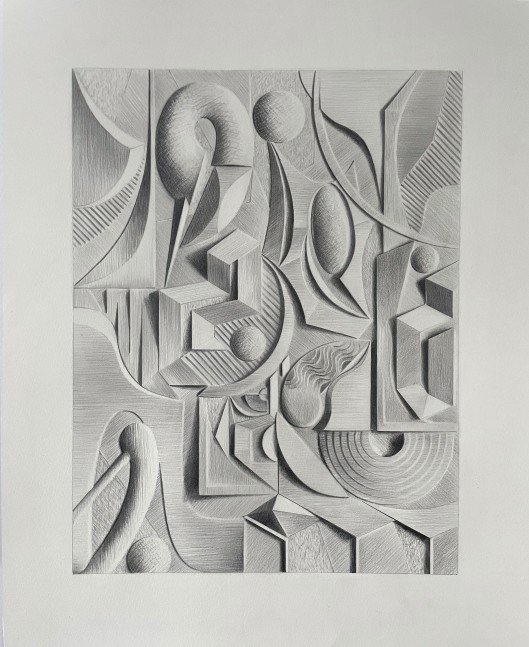 Jim&amp;nbsp;Gaylord
Devil&amp;#39;s Purse, 2025
graphite on paper
18 3/8 x 15 inches (46,7 x 38,1 cm)
SW 25179