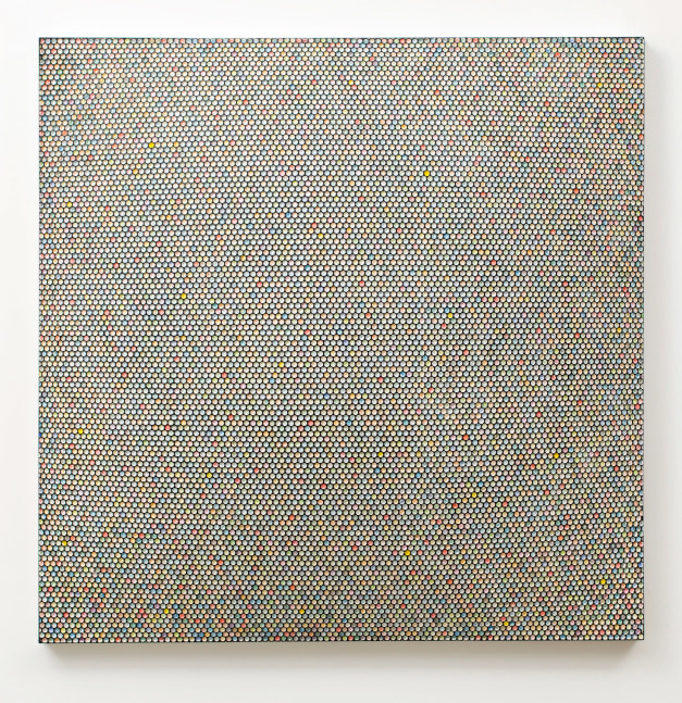 Emil Lukas
coral dispersion, 2016
acrylic on plaster in aluminum frame
46 x 46 x 6 inches (117 x 117 x 15 cm)
SW 16236
Hall Collection