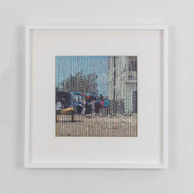 Joana Choumali
Untitled (&amp;Ccedil;a Va Aller), 2019
mixed media
9 1/2 x 9 1/2 inches (24 x 24 cm)
16 1/4 x 16 1/4 inches (41,3 x 41,3 cm) frame
​​​​​​​SW 21132