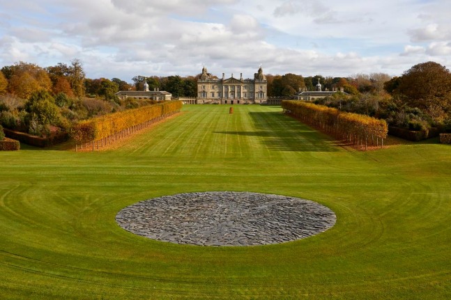 Richard Long
Full Moon Circle, 2003
Permanent slate circle work on the West lawn
2003 &amp;copy; Pete Huggins