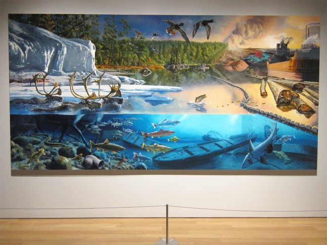 Alexis Rockman
Cascade, 2015
oil and alkyd on wood
72 x 144 inches (182,9 x 365,8 cm)
SW 15403
Photo by Claire Voon