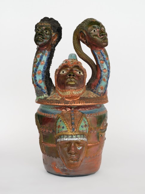 Oscars So White, 2016
Raku-fired ceramic
18 x 14 1/2 x 14 1/2 inches (45.7 x 36.8 x 36.8 cm)