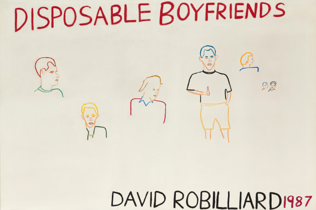 David Robilliard,&amp;nbsp;Disposable Boyfriends, 1987
&amp;nbsp;