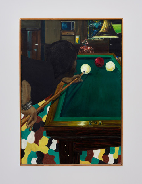 Op de queue nemen, 1977
Oil on canvas
39 1/4 x 27 1/2 inches (99.7 x 69.8 cm)