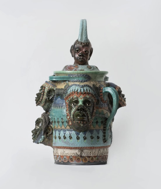 Contradictions, 2016
Raku-fired ceramic
27 1/2 x 18 1/2 x 18 inches (69.9 x 47 x 45.7 cm)