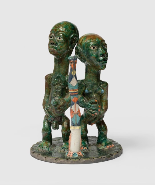 Mythical Python of the Baga People of Guinea, 2015
Raku-fired ceramic
19 x 13 x 14 inches (48.3 x 33 x 35.6 cm)