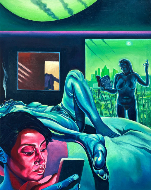 Contracting the Tenses, 2025

Oil on canvas

20h x 16w in