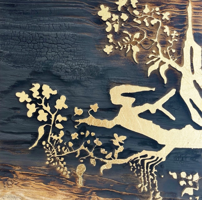 Crop Gardens 15, 2024

Gold leaf and fire on carved cypress

11h x 11w in
