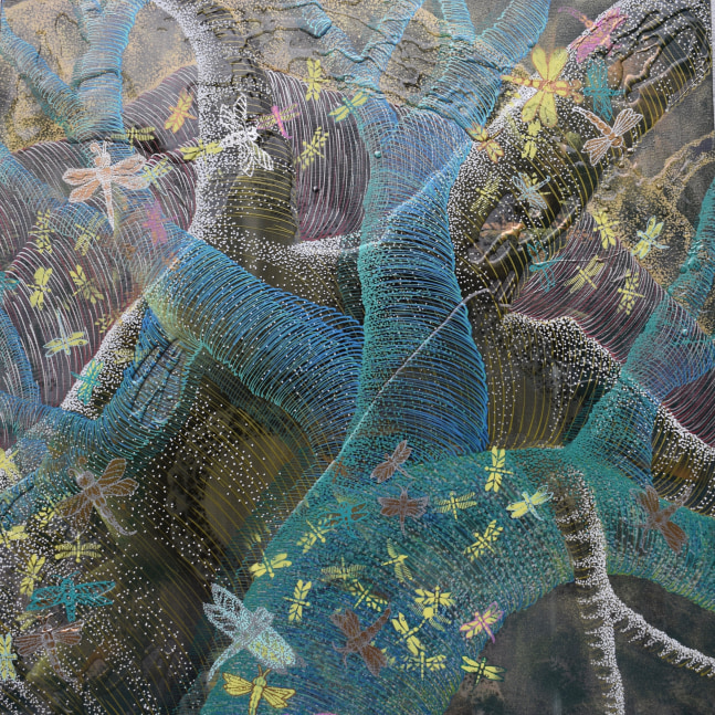 Seung Lee, Family of Dragonflies

Mixed Media on Canvas 36x36