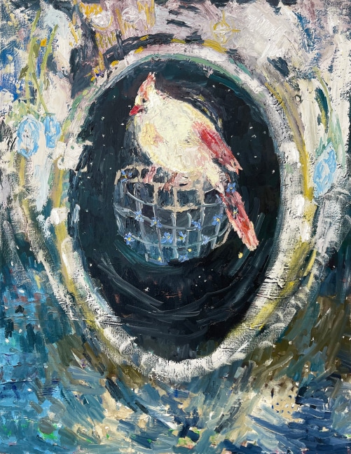 Maxine Spector

Bird in Space, 2013

Oil on canvas

24h x 18w in