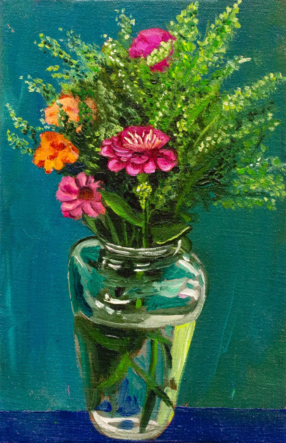Flower Vase, 2024

Oil on canvas

8h x 5.25w in