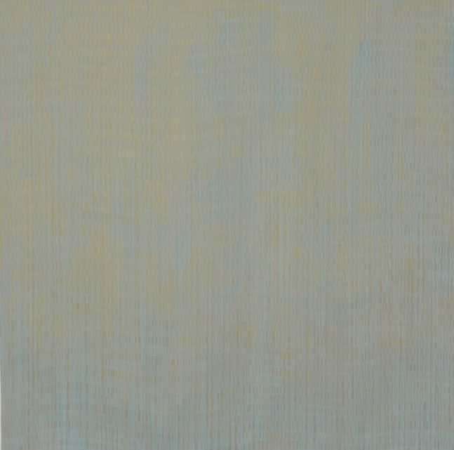 Sabine Friesicke, TW, (light blue), 2020  Acrylic on arches paper, 51.57h x 51.57w in ALT