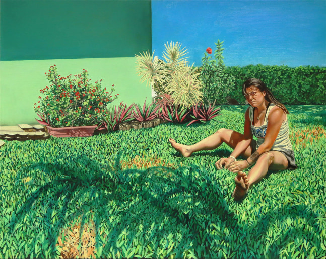 Grass Under Woman, 2020

Oil on canvas

24h x 30w in