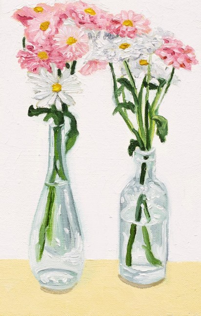 Flower Bottles, 2024

Oil on canvas

8h x 5.25w in