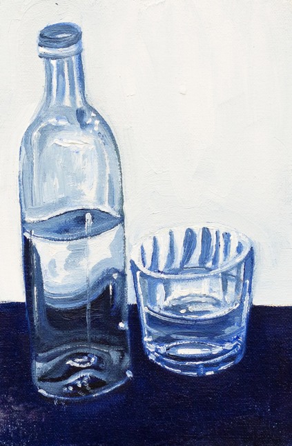 Glass and Bottle, 2024

Oil on canvas

8h x 5.25w in