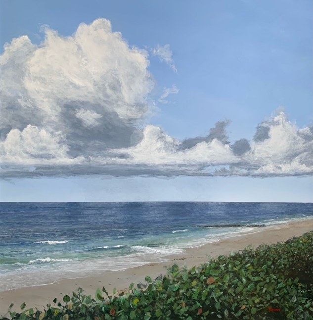 Shannon Torrence

Beach at El Brillo, 39.5&amp;quot; x 38.5&amp;quot;, Acrylic on Wood Panel, 2020