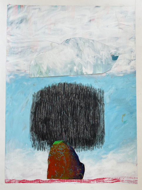 Spontaneous Combustion, 2022

Acrylic, colored pencil, and crayon on paper

23h x 17.25w in