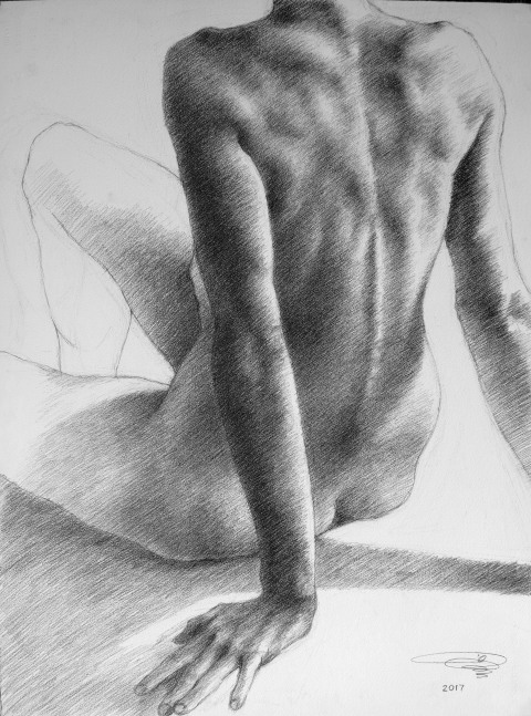 Pencil drawing 16

Graphite on Paper, 30h x 22w in